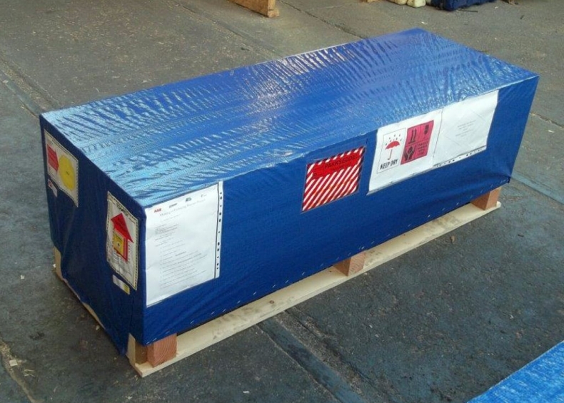 ABB rack component packing wrapped